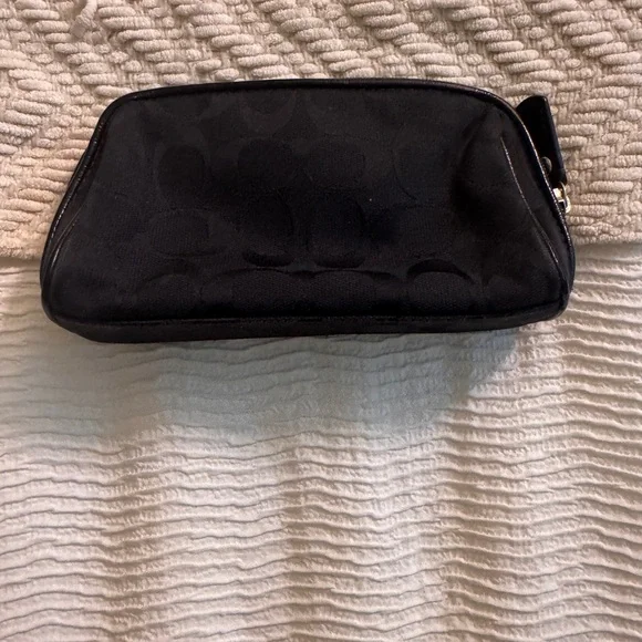 Coach Black Cosmetic Bag - Picture 2 of 3
